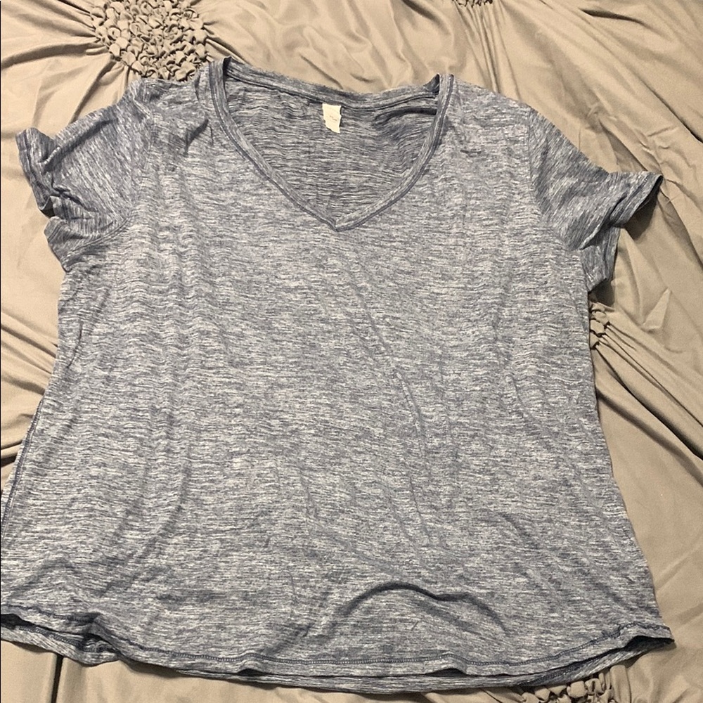 Yogalicious Gray Short Sleeve Relaxed T-Shirt